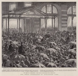 La grande procession des voitures automotrices